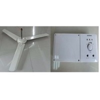 Solar ceiling fan